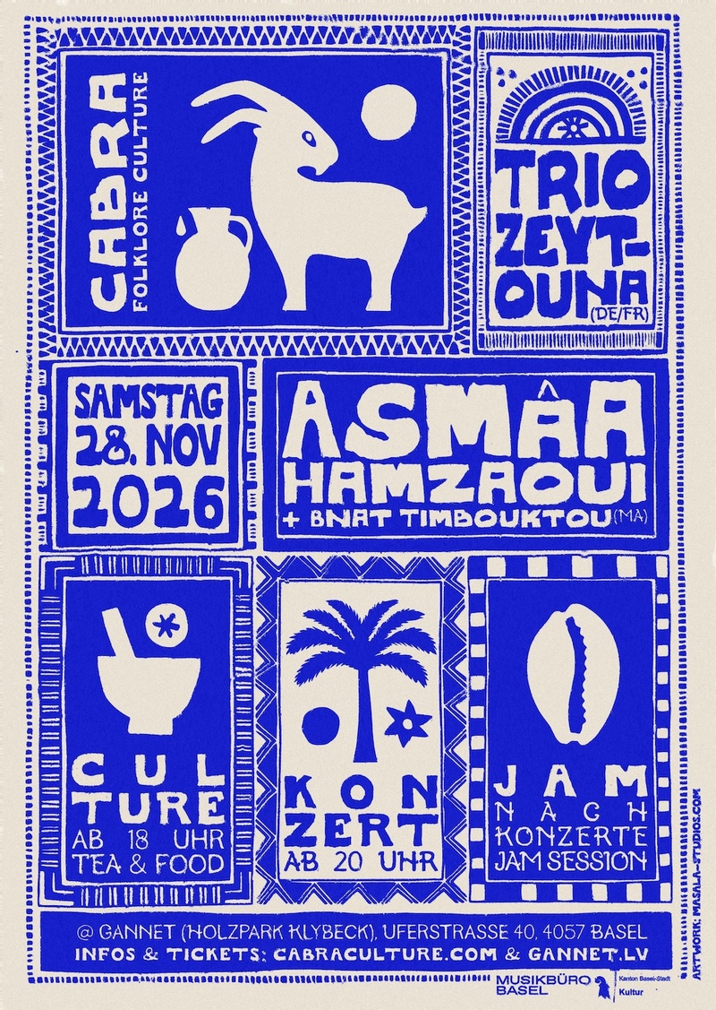CABRA: ASMÂA HAMZAOUI & BNAT TIMBOUKTOU X TRIO ZEYTOUNA