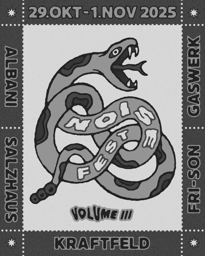 NOISE FEST VOL III:  SUCK (DE) // ALGEBRA (CH) // DARIUS (CH) // VAGUE VISIONS (CH)