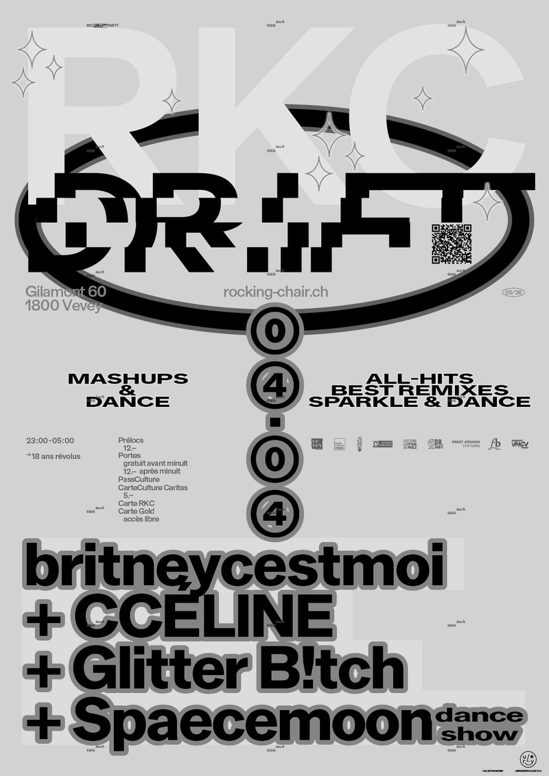 DRIFT ‘mashups & dance’ : britneycestmoi + Glitter B!tch + Spaecemoon (dance show) (CH)