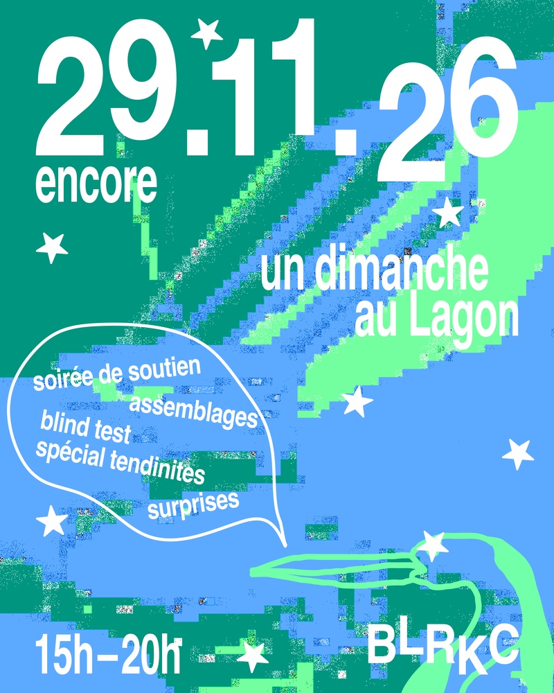 Un nouveau dimanche au Lagon – soutien à Bleu Lagon Records