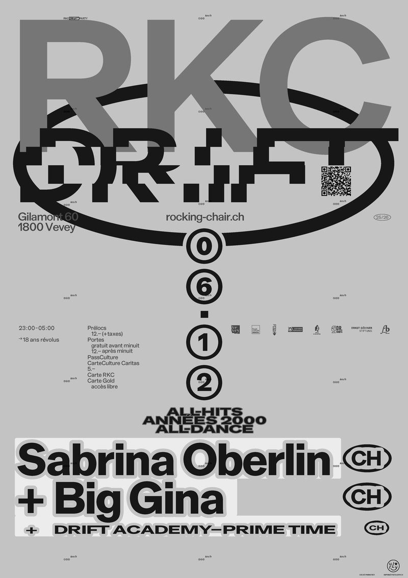 DRIFT spéciale Y2K :  Sabrina Oberlin (CH) + Big Gina (CH) + DRIFT Academy prime time