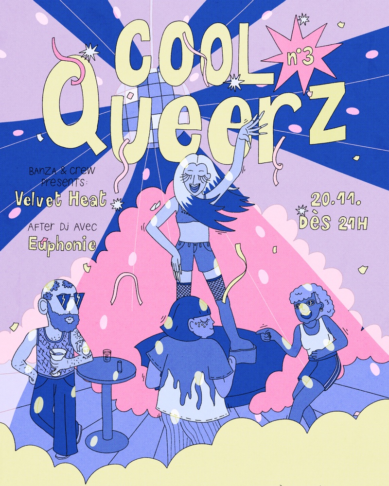 COOLQUEERZ#3 Banza & Crew presents: VELVET HEAT + After Dj w/ EUPHONIE