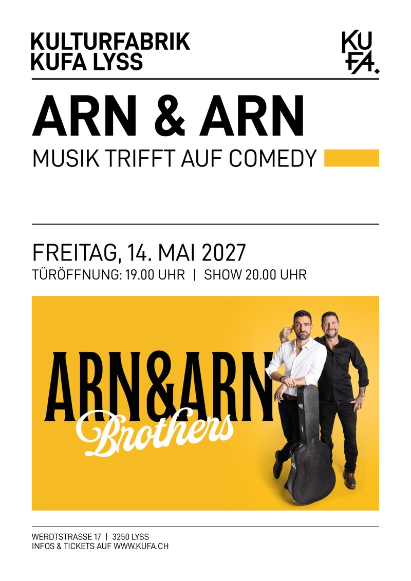 Arn&Arn Musik trifft auf Comedy