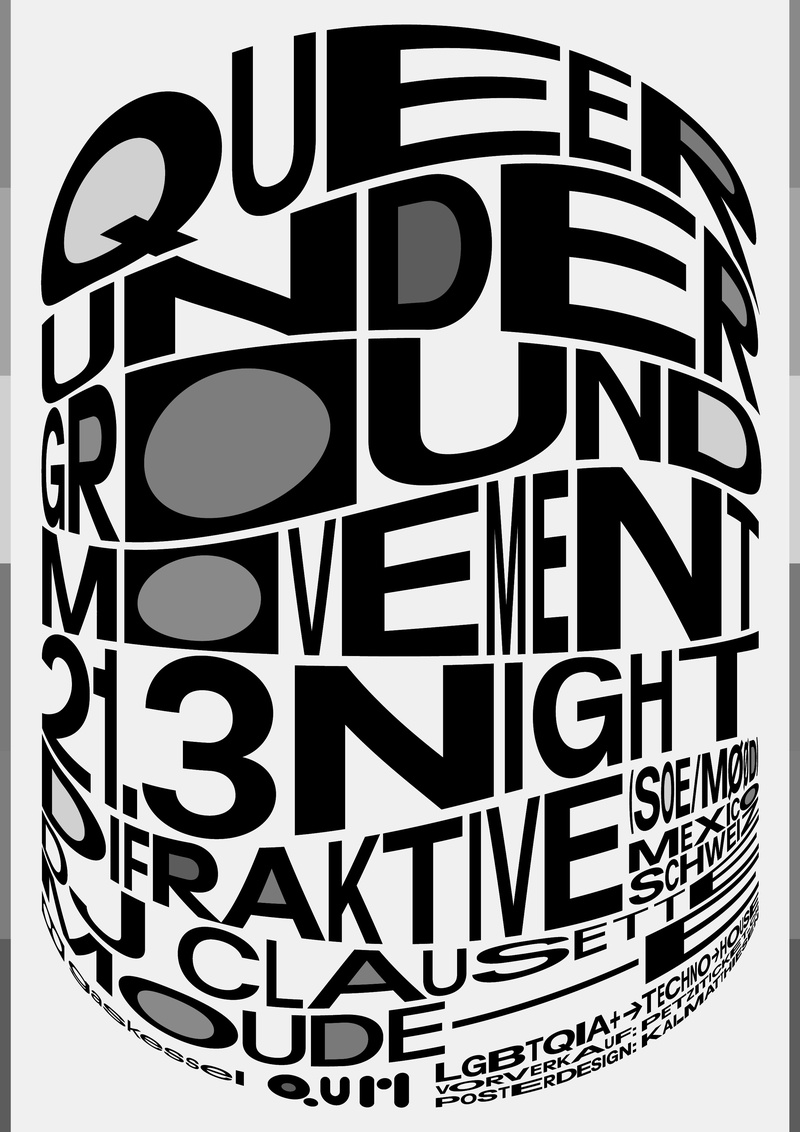 Queer Underground Movement Night I Gaskessel Bern