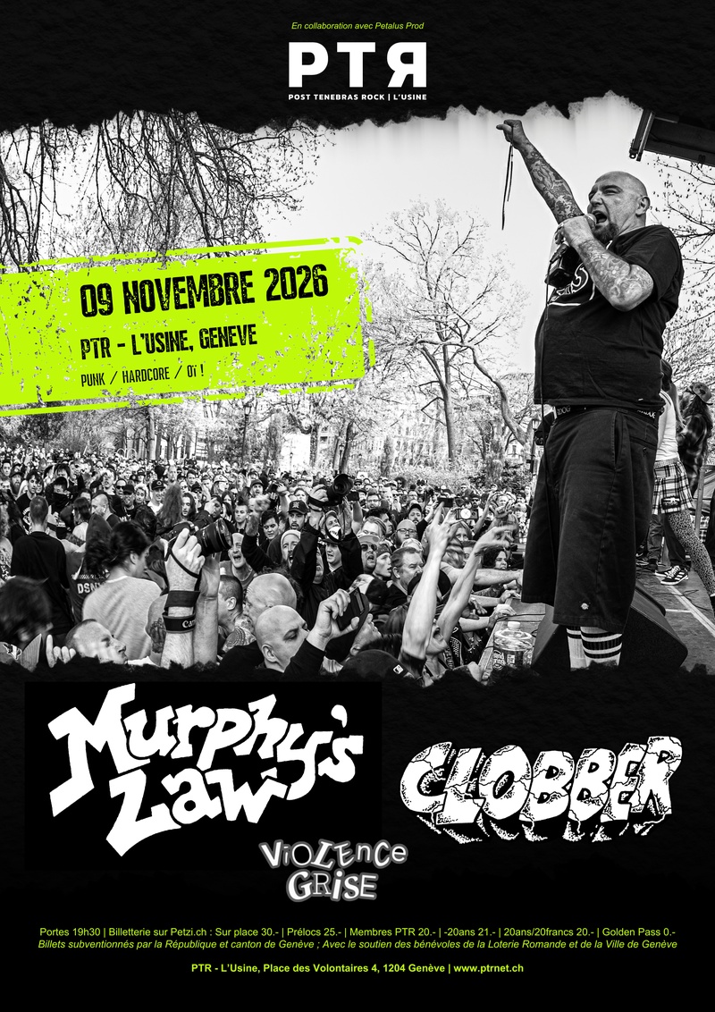 Murphy's Law (US) + Clobber (UK)  Punk / Hardcore / Oï