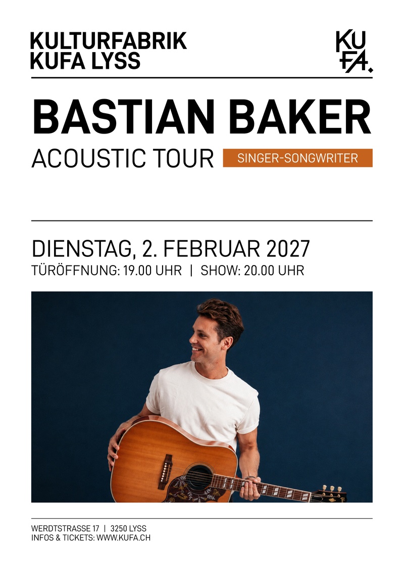 Bastian Baker Solo Acoustic Tour