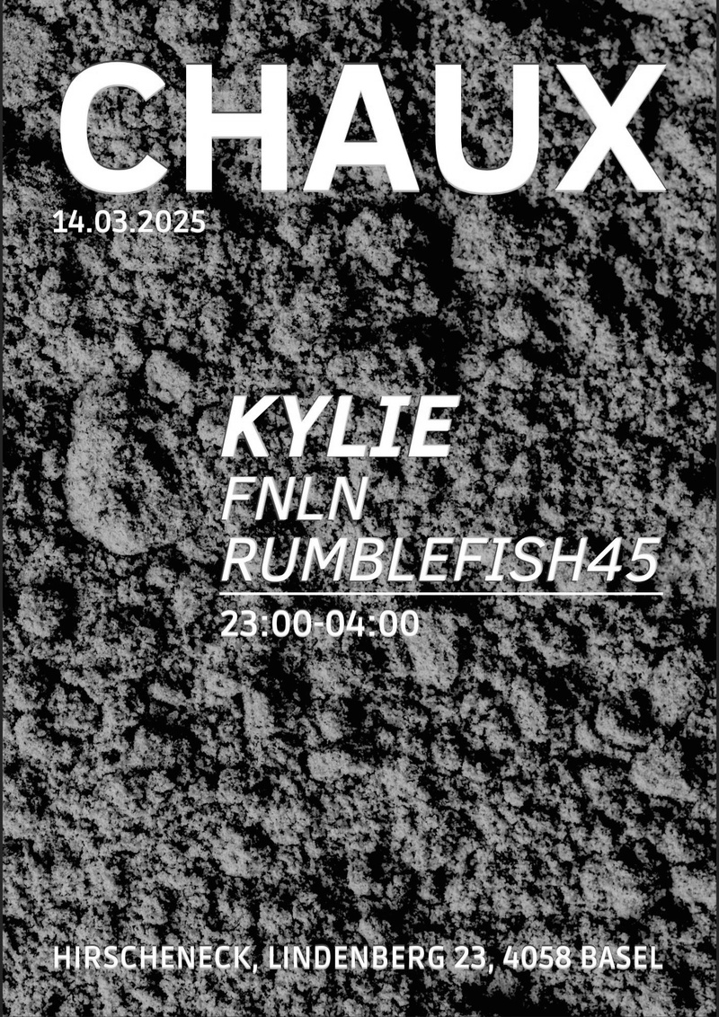 CHAUX: KYLIE // FNLN // SKOLOPENDRA