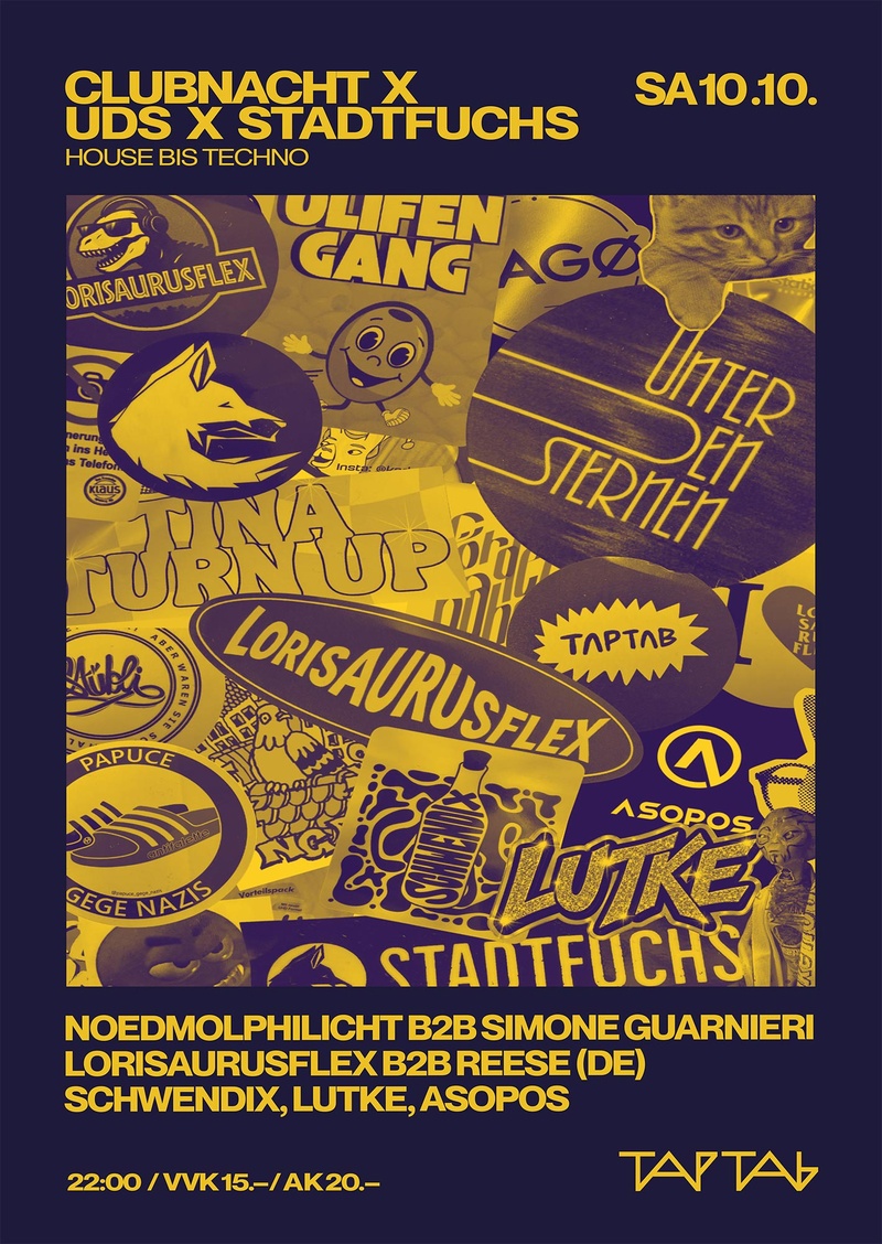 TapTab CLUBNACHT präsentiert: UDS [SH] x STADTFUCHS [SG]