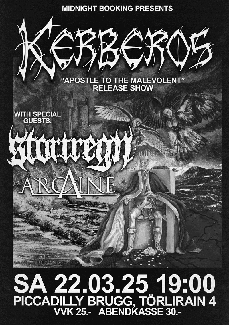 Kerberos (CH) “Apostle to the Malevolent” Release Show