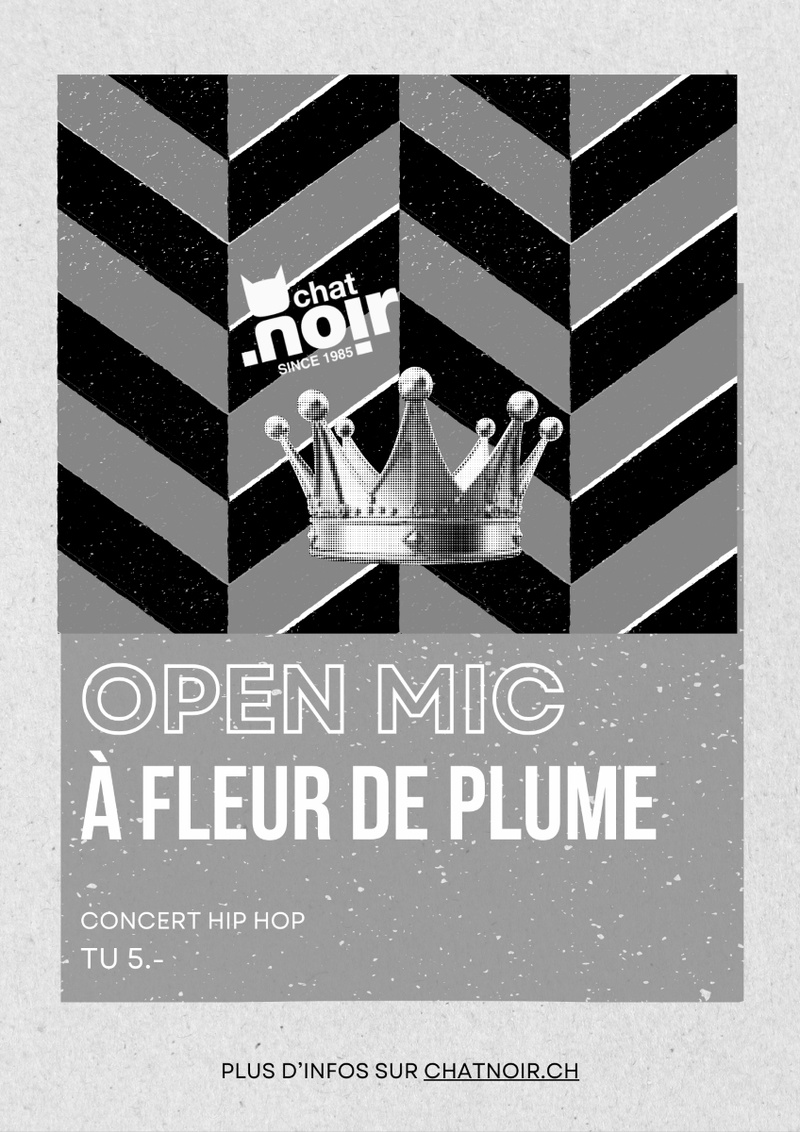 À FLEUR DE PLUME Open Mic Hip Hop