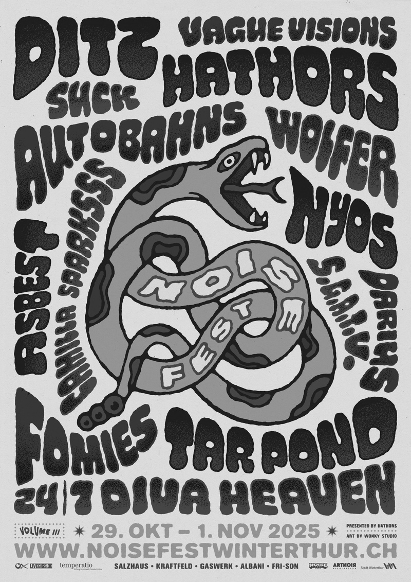 Noise Fest Vol. III: Wolfer (CH), Nyos (FIN) & Tar Pond (CH)