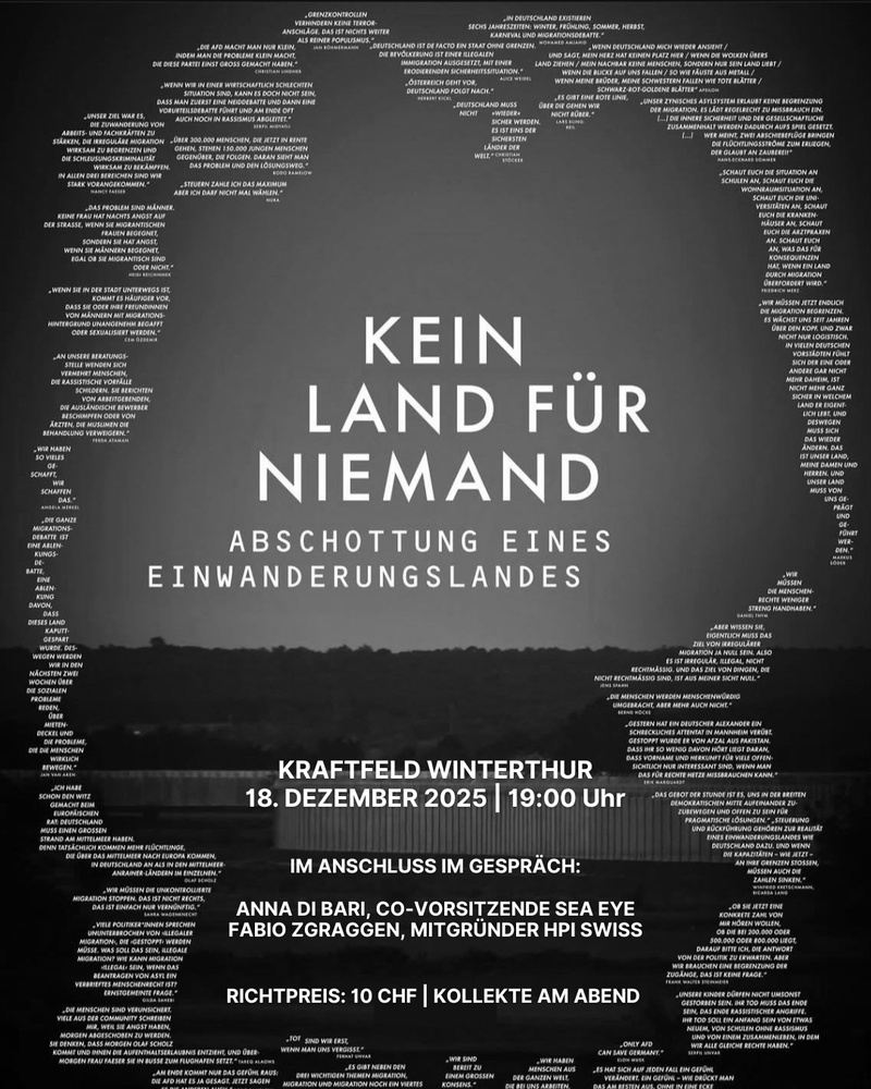 Filmscreening «Kein Land für Niemand»