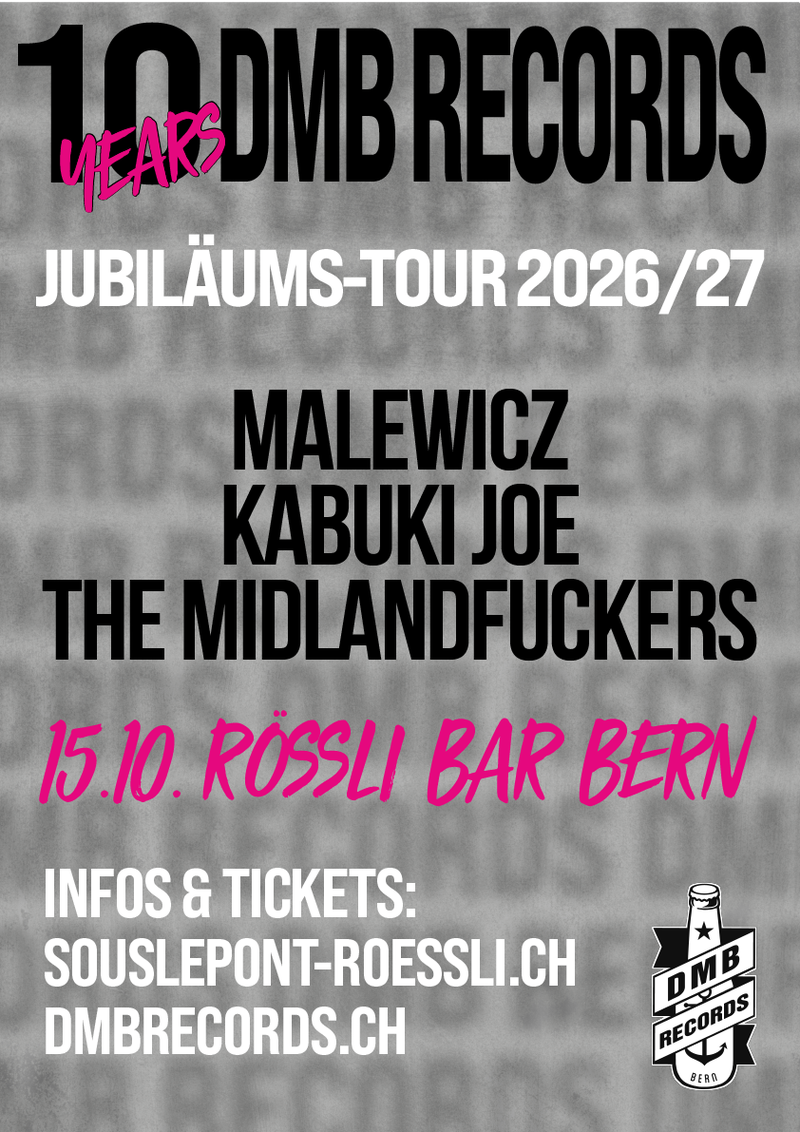 10 Jahre DMB Records – Kabuki Joe, Malewicz, The Midlandfuckers