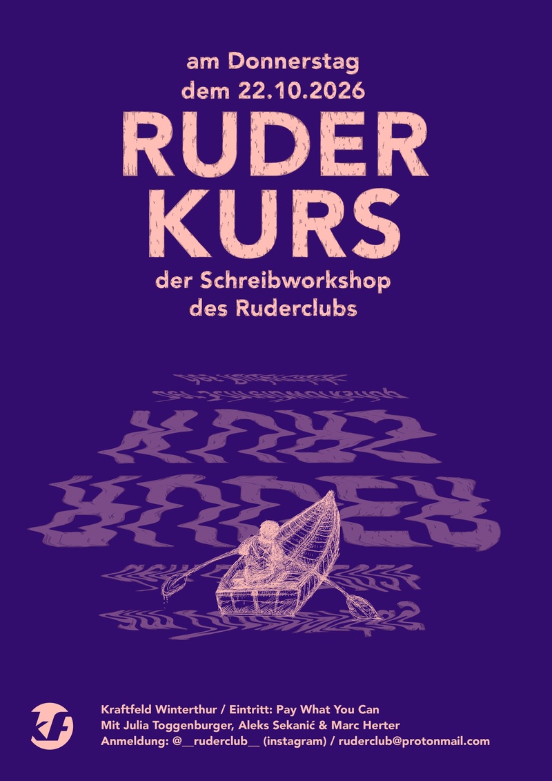 Ruderkurs – Schreibworkshop im Kraftfeld