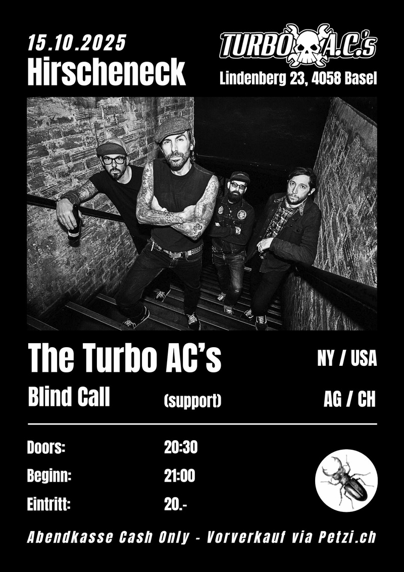 The Turbo AC's NY/USA -  Blind Call AG/CH (support)