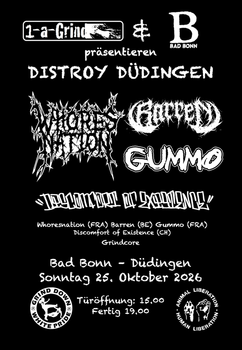 Discomfort of Existence, Gummo, Barren, Whoresnation